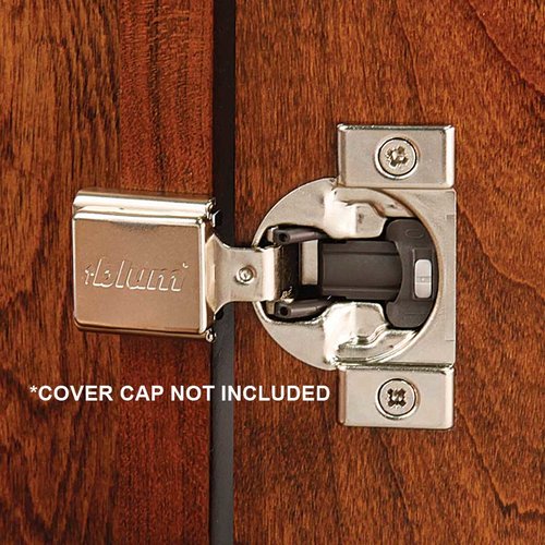 Compact Blumotion 38N Hinge and Plate 3/4 inch Overlay Screw On 38N355B