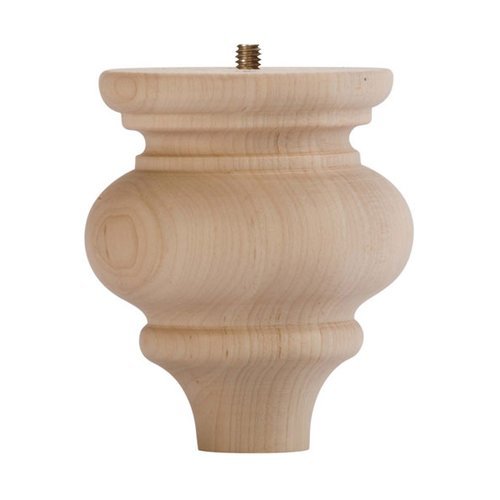 Grand River Marseille Bun Foot 4 inch HMaple BFP4M