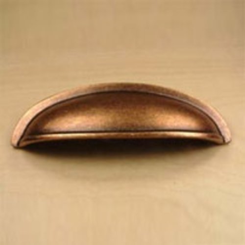 Century Hardware Hartford 3 Inch Center to Center Aged Copper Cup Pull 13543AC