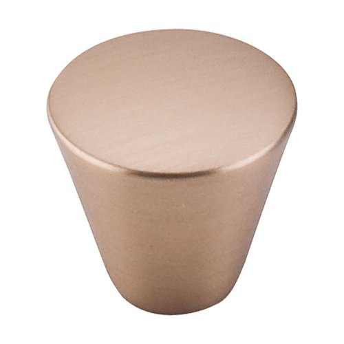Top Knobs 11/16 Inch Length Nouveau Cone Knob Brushed Bronze