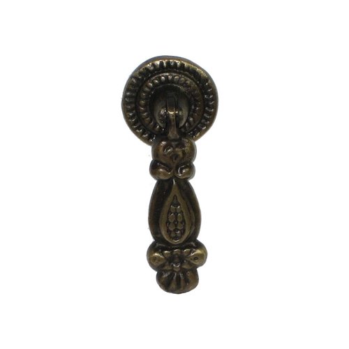 Gado Gado Teardrop Pulls 1 Inch Diameter Unlacquered Antique Brass