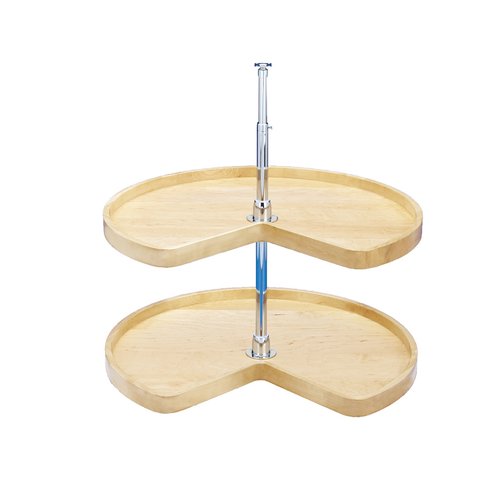 Rev-A-Shelf 4WLS 2 Shelf Kidney 28 inch Wood 4WLS472-28-52 ...