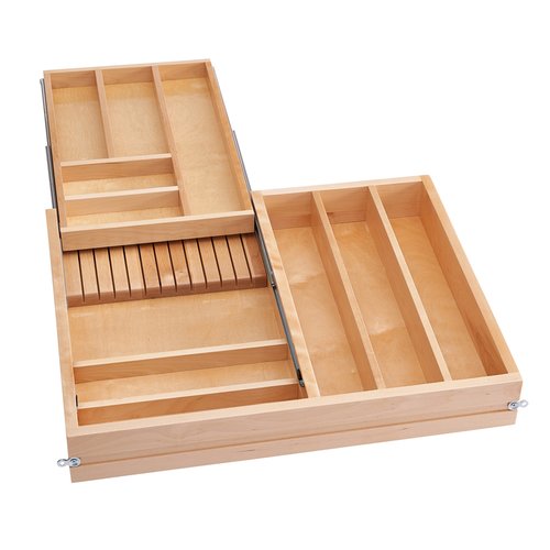 Rev A Shelf 4wtcd Soft Close Double Combination Drawer 36 Inch W
