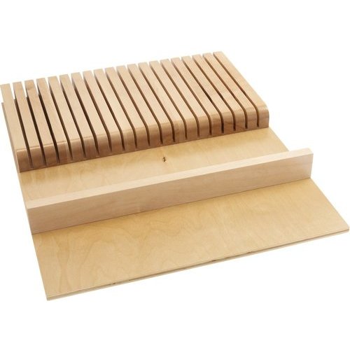 RevAShelf Wood Knife Block Insert 4WKB1