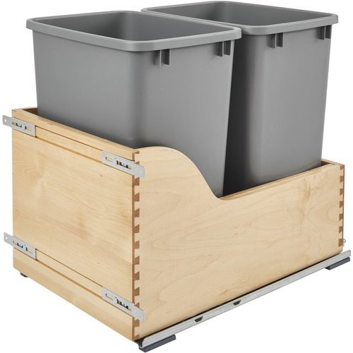 Dbl Trash Pullout 35 Qt Dbl 4wcsc 1835dmnd 2 Cabinetparts Com