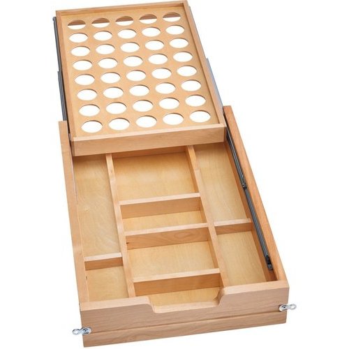 Rev A Shelf Tiered Kcup Soft Close Drawer Organizer 4wtcd 18sc