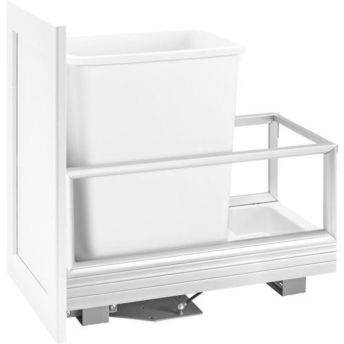 Soft Close 22 Depth Sgl Trash Pullout 35 Qt Wht 5149 15dm 111