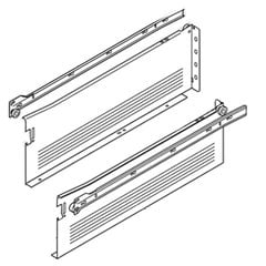 Blum Metabox Slide 6 Inch Height X 16 Inch Length White