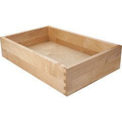 Solid Birch Wood Drawer Box 31 15 16 In Width 10 In Height