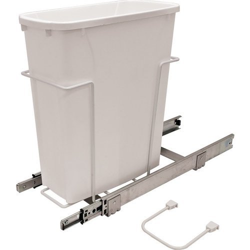 Knape & Vogt SBM12-2-27WH - Bote De Basura Extraíble Para Montaje