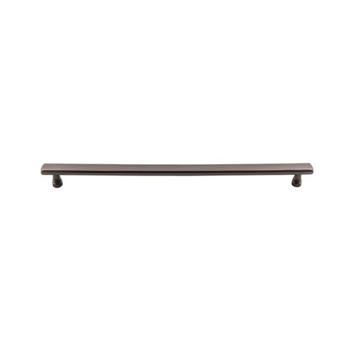 Top Knobs TK857AG, 12 Inch Center to Center Devon Kingsbridge Pull, Ash Gray