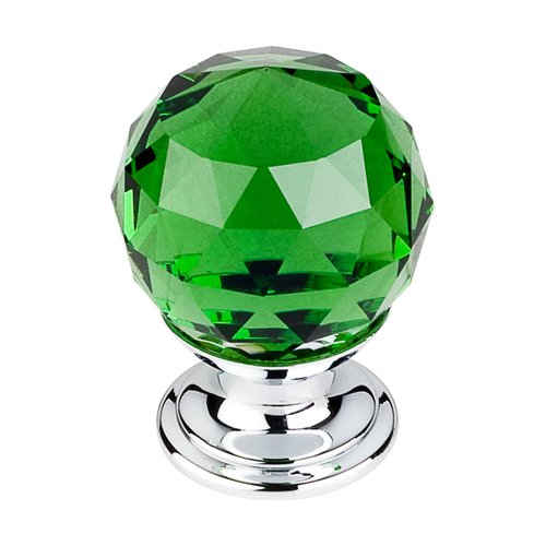 Top Knobs TK119PC, 11/8 Inch Length Crystal Disco Knob