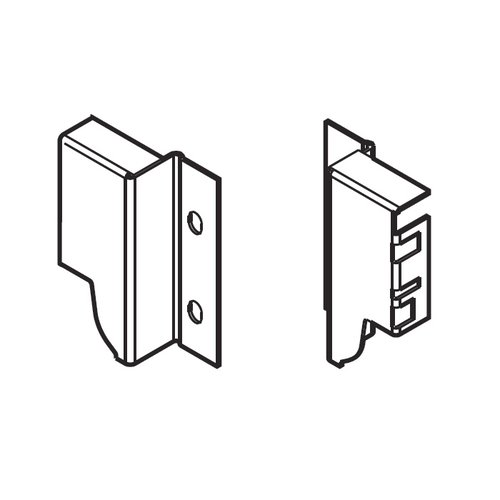 Blum Z30M000S.04-G, Tandembox R-Fix Bracket Grey L/R 