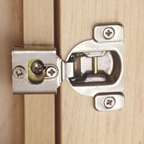 50-Piece Blum 38N Cabinet Hinges – 3/8" Overlay, Nickel Finish, Model 38N355C.06