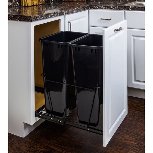 Hardware Resources 50 Quart Double Pullout Waste Container System