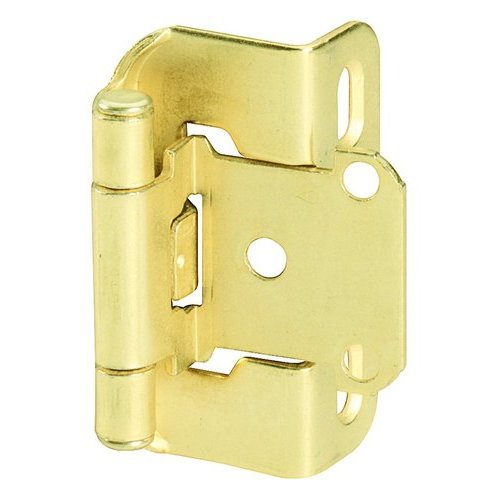 Amerock BPR75503, 1/2 Inch Overlay Hinge 11/2 Inch Width, Polished