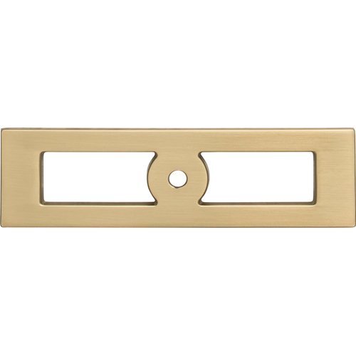 Top Knobs TK922HB, 4-9/32 Inch Length Lynwood Backplate Hollin