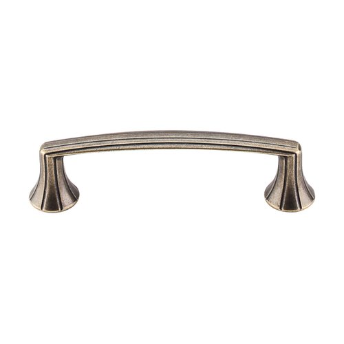 Top Knobs M957, 33/4 Inch Center to Center Edwardian Rue Pull