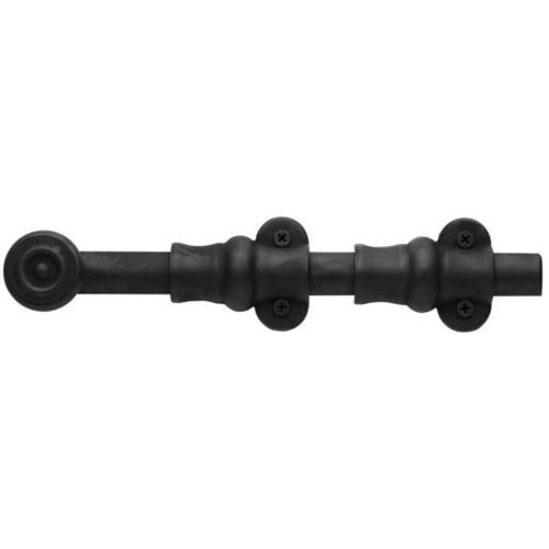 Baldwin Hardware 8 Inch Length Ornamental Surface Bolt, Oil Rubbed