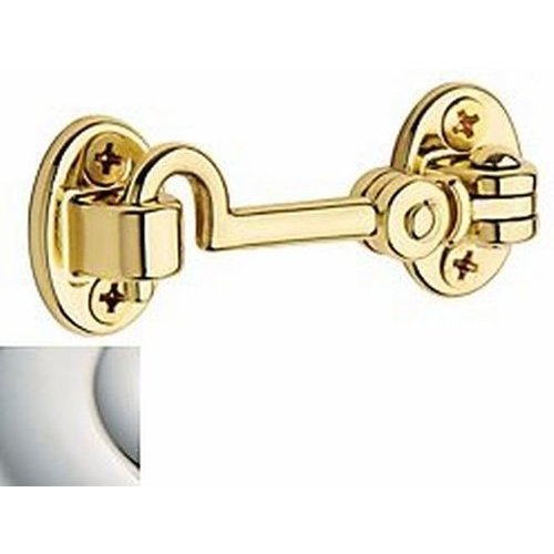 Baldwin Hardware 0950140, 21/2 Inch Swivel Cabin Door Hook, Bright