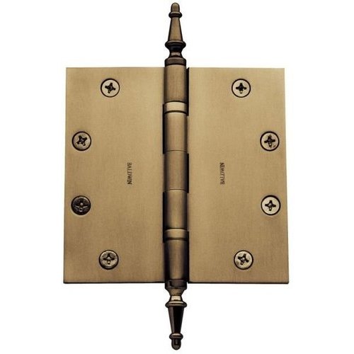 Baldwin Hardware 1051050I, 5 Inch Width x 5 Inch Height Ball Bearing Mortise Square Hinge