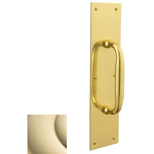 Baldwin Hardware 2335003, 31/2 Inch Width x 15 Inch Height Pull Plate, Lifetime Brass