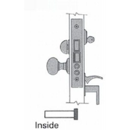 Baldwin Hardware 6321102RLS, Right Handed Door Lever Strength Emergency