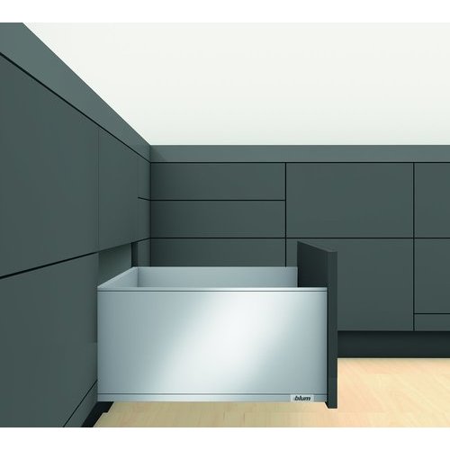 Blum 770F55S0S, 22 Inch Length Series F LEGRABOX Metal Drawer System