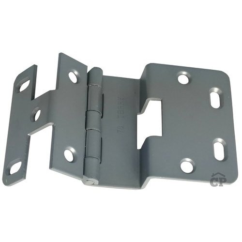 76 Five Knuckle Overlay Institutional Hinge, Chrome Powder Coat