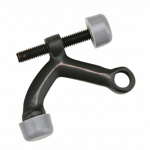 Emtek 2241US10B, 23/8 Inch Height Hinge Pivot Stop, Oil Rubbed Bronze