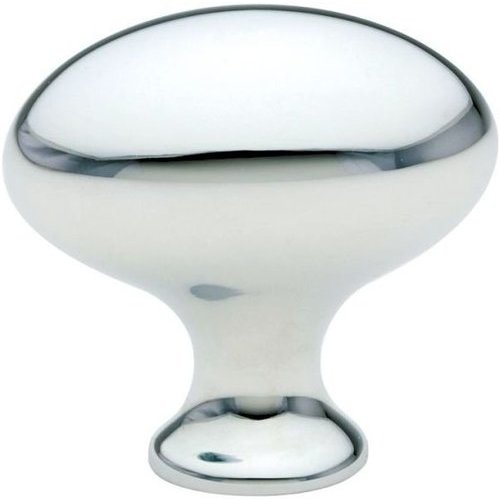 Emtek 86016US26, 11/4 Inch Diameter Egg Knob, Polished Chrome