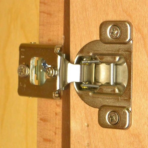 20-Pack Blum 38N Compact Cabinet Hinges, 3/4" Overlay, 38N355C.12, Screw-On, Nickel