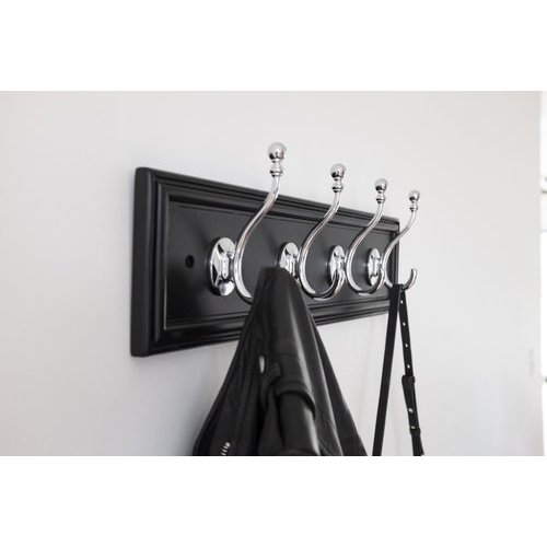 Hickory Hardware S077229BLCH, Cottage 20 Inch Long Coat Rack/Hook Rail