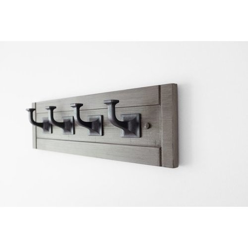 Hickory Hardware S077231GGYBI, 20 Inch Long Coat Rack/Hook Rail