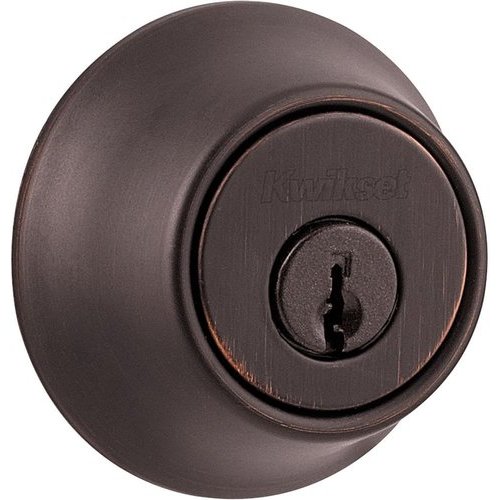 Kwikset 660-514.DS, Single Cylinder Deadbolt with New Chassis with