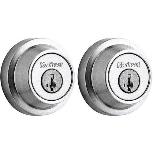 Kwikset 665RDT26SV1, Double Cylinder Round Deadbolt with SmartKey