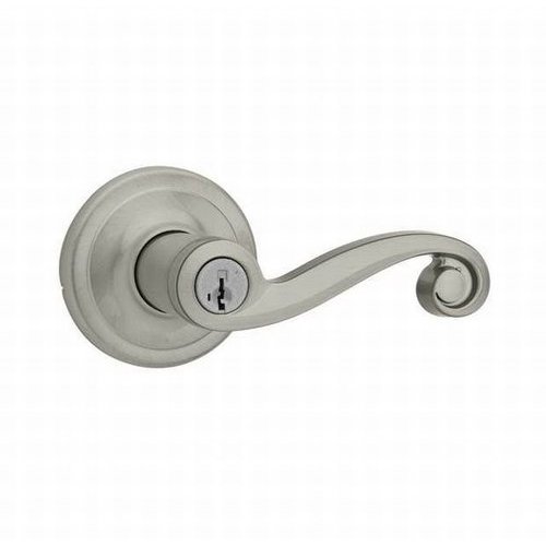 Kwikset 740LL-15SV1, Lido Door Lever Entry Door Lock SmartKey with