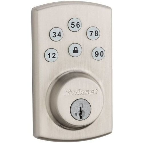 Kwikset 907215S, Powerbolt 2 Touchpad Electronic Deadbolt SmartKey