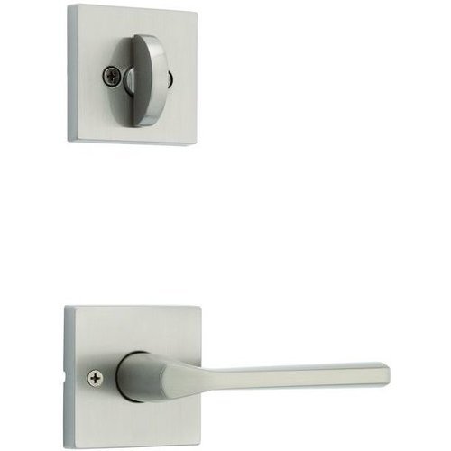 Kwikset 968LSLSQT15V1, Lisbon Door Lever with Square Rose Interior