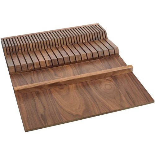 RevAShelf 4WDKBWN1, Double Knife Block Insert 181/2" W Walnut