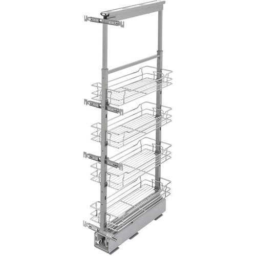 Rev-A-Shelf 5743-08-CR-1, Pull-Out 4 Basket Wire Pantry Cabinet