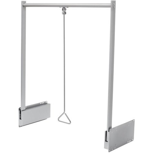 RevAShelf CPDRSL48SC, Adjustable Pull Down Closet Rod for 1848 Inch Width Closet