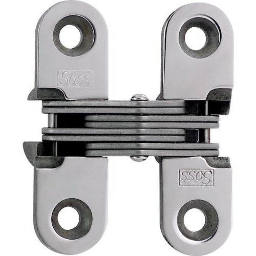 Soss 203SSUS32PB, 203 Invisible Hinge Bright Stainless