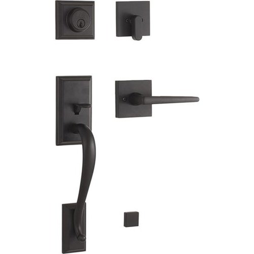 Weslock 02860272FR2D, Mayo Single Cylinder Handleset with Philtower Door Lever Trim with