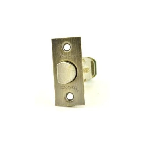 Weslock 12720XASL, Dual Option Adjustable Spring Latch, Antique Brass