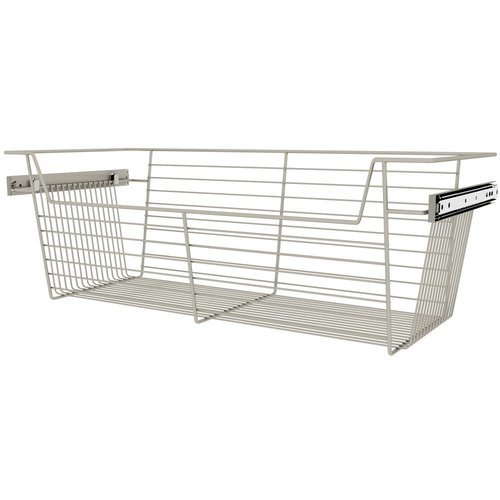 RevAShelf CBSL301410SN1, Heavy Duty Closet Wire Pull out Basket for